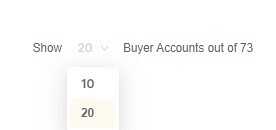 Buyer Accounts